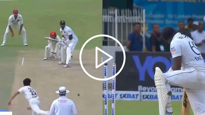 [Watch] Angelo Mathews Gets Hit-Wicket Out On A Nothing Ball After Milestone Hundred Vs AFG